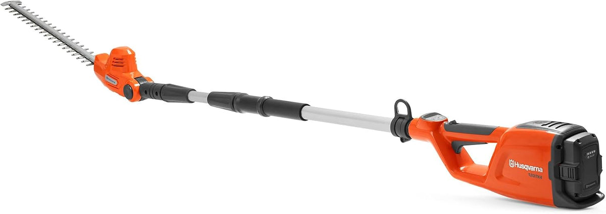Husqvarna 120iTK4-H Akku-Teleskop-Heckenscheren-Set, 7-Fach Verstellbarer Schneidkopf, 36V kabellos, 50 cm Messer, teleskopische Reichweite bis 4 m