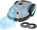 YARDCARE V100 Mähroboter ohne Begrenzungskabel, 4,0 Ah Akku Rasenmäher Roboter, mit Vision-Navigation, Rasenroboter mit Ersatzklingen