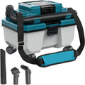Akku Nass-Trockensauger für Makita 18V Batterie, 18kpa Tragbarer Werkstattsauger für Zuhause, Auto (ohne Akku), 10L Tank, 2 Düsen, Garage