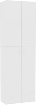 vidaXL Büroschrank Aktenschrank Mehrzweckschrank Schrank Aufbewahrungsschrank Beistellschrank Holzschrank Büro Weiß 60x32x190cm Holzwerkstoff