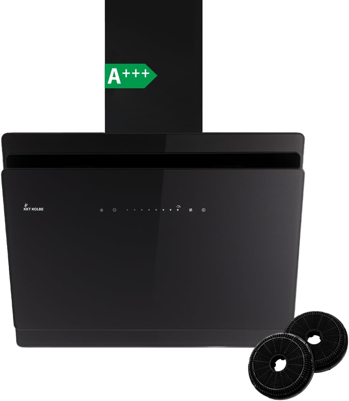 KKT KOLBE Dunstabzugshaube Wandhaube SOLO6005S, 60 cm kopffrei schwarz