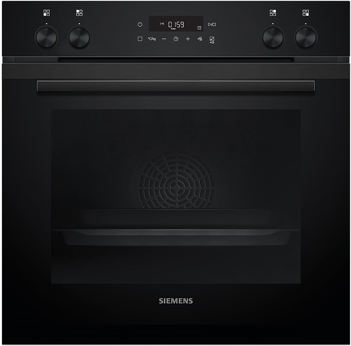 Siemens HE271ABB1 iQ300 Einbauherd, cookControl10, 59,4 cm breit, 3D Heißluft für exzellente Ergebnisse, aktivClean, Automatikprogramme