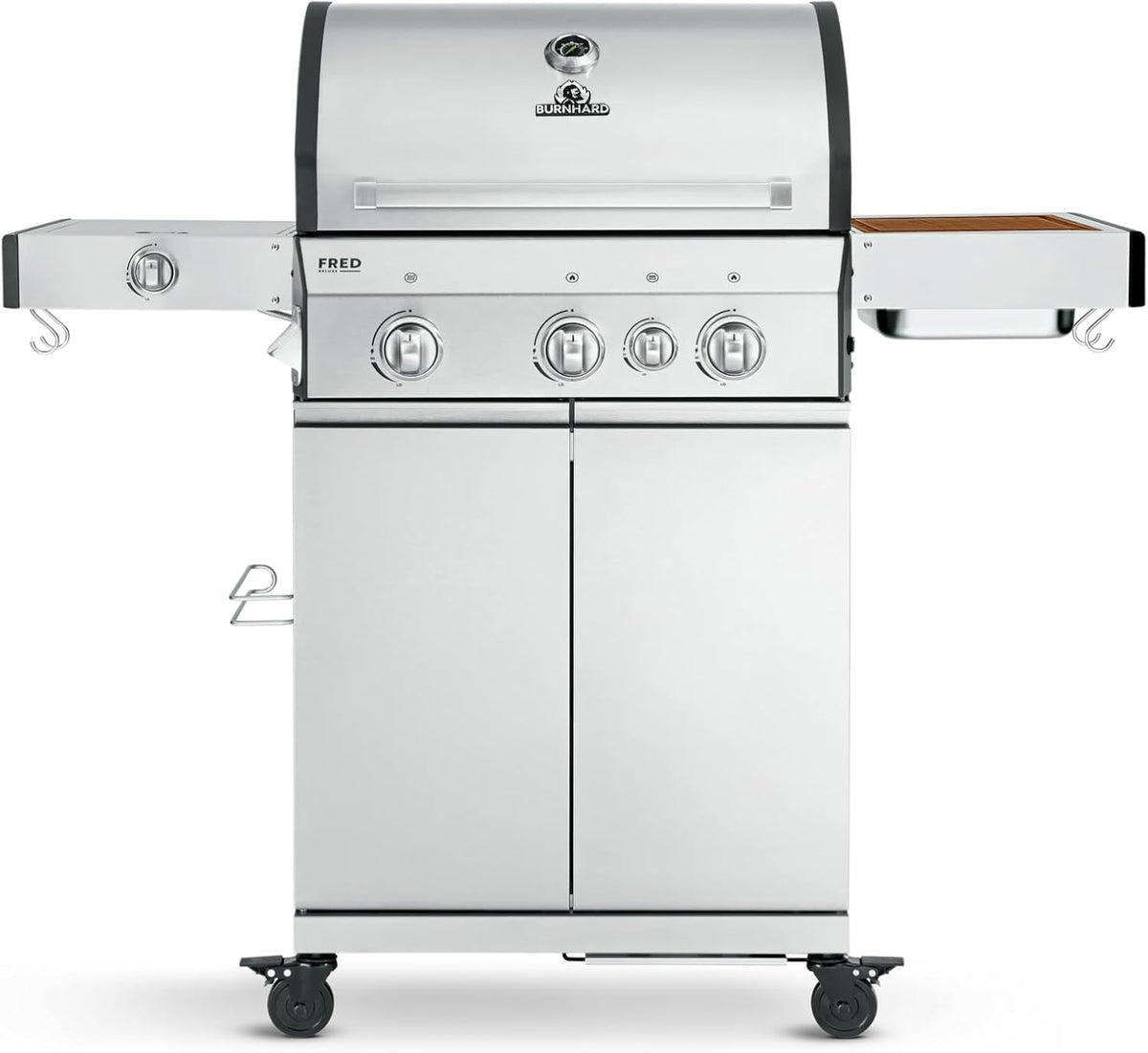 BURNHARD FRED Deluxe Gasgrill 3-Brenner, Edelstahl, 2023, Limitiert