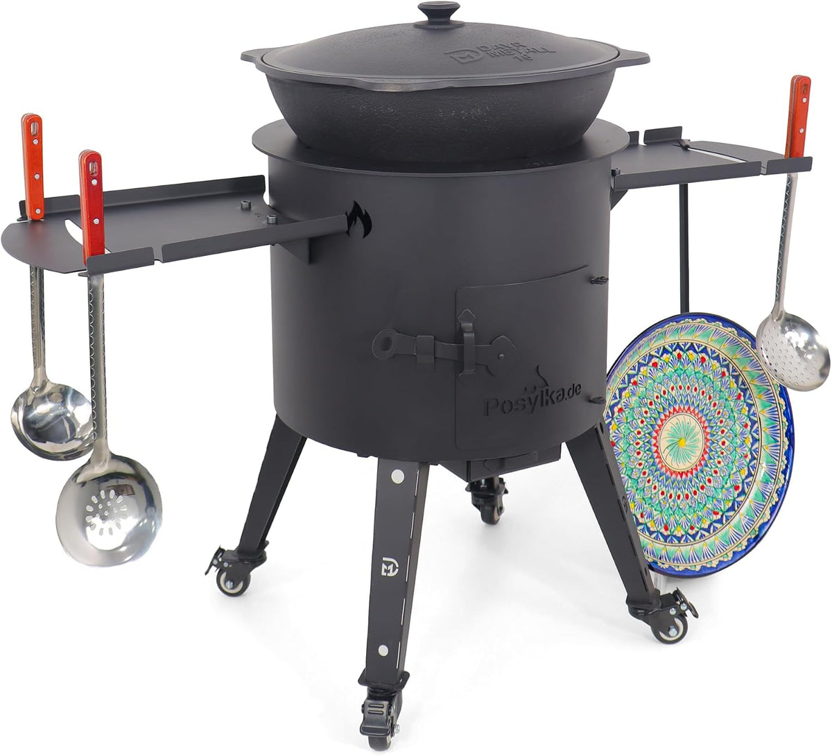 Gusseisen Kazan 16L mit Utschak Feuerofen Ø 44cm