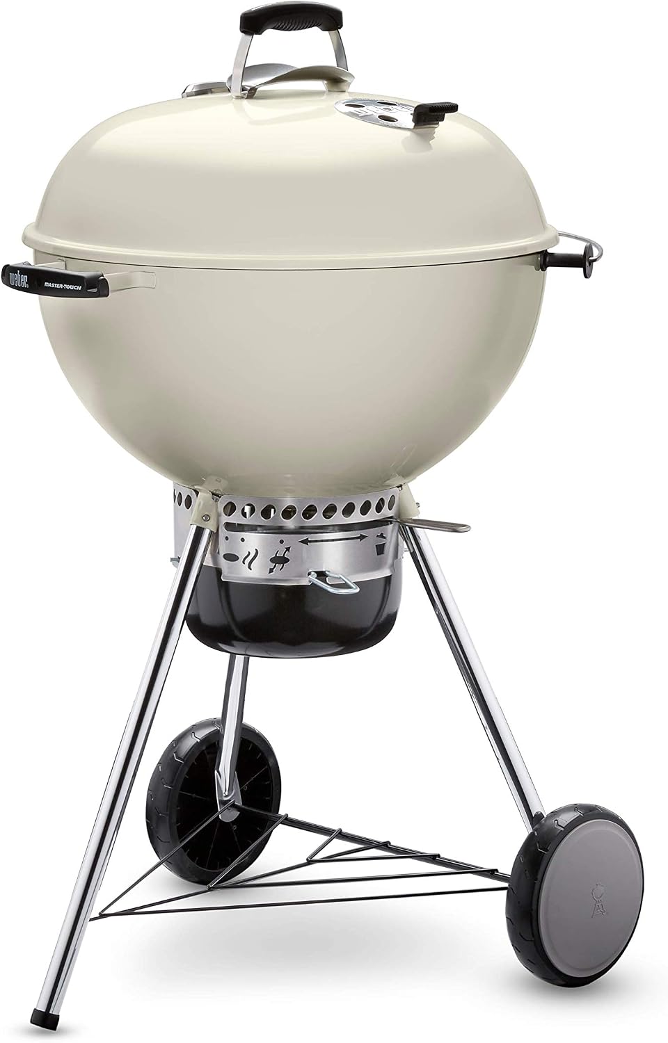 Weber Master-Touch Holzkohlegrill, 56 cm, elfenbeinfarben