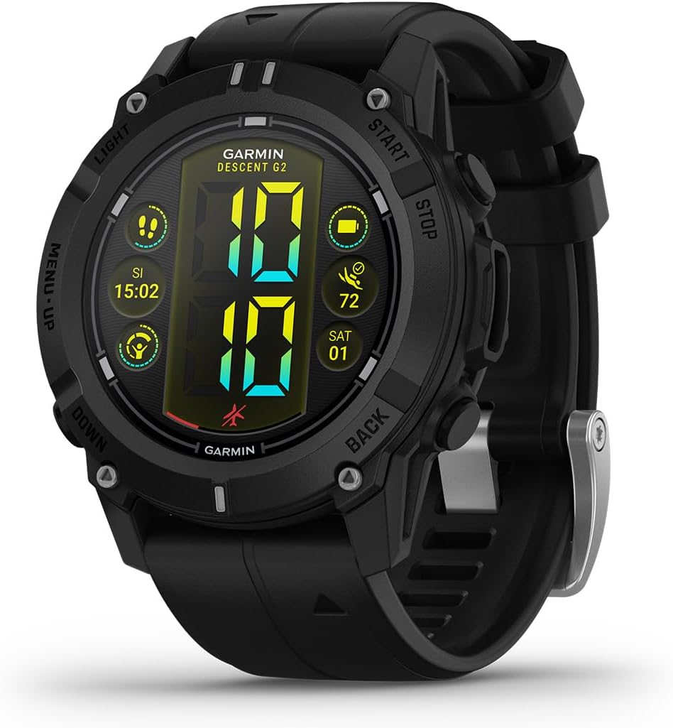Garmin Descent G2, 46 mm, GPS-Tauchcomputer/Smartwatch, Paloma