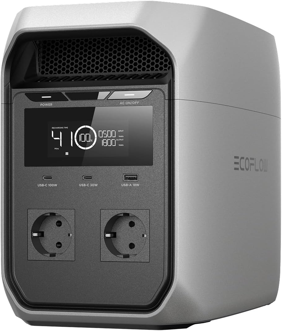 EF ECOFLOW DELTA 3 Classic Tragbare Powerstation 1024 Wh (Generalüberholt)