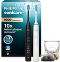 Philips Sonicare DiamondClean 9000 elektrische Zahnbürste, Modell HX9914/57, Schallzahnbürste mit App, Andruckkontrolle, 4 Putzmodi, Ladeglas