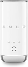 Smeg, MFF02WHEU Elektrischer Milchaufschäumer, 500 W, 3 Getränkefunktionen, abnehmbarer Schneebesen, Antihaft-Keramikbeschichtung, Weiß