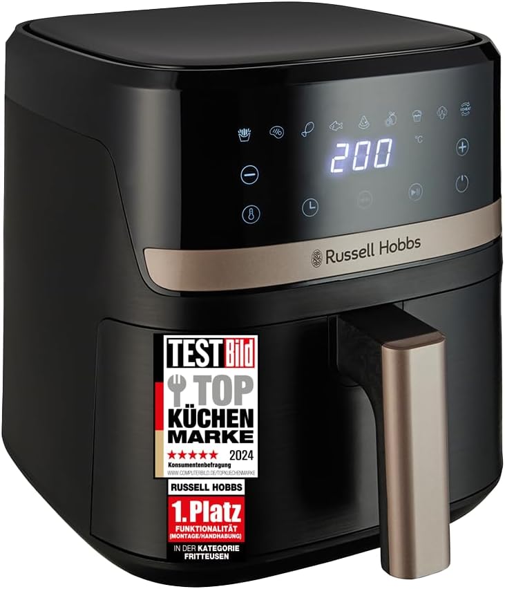 Russell Hobbs Heißluftfritteuse Rapid Air Fryer, Satisfry 4,3 l, Schwarz