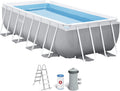 Intex 4M X 2M X 1M Prism Frame Rectangular Pool Set