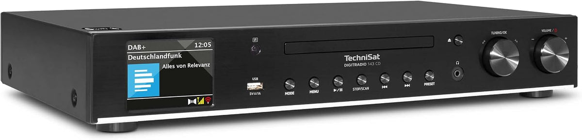 TechniSat DIGITRADIO 143 CD (V3), Breite 43,5 cm, Digital HiFi-Tuner, Internetradio