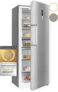 Exquisit GS380-NF-H-050D Gefrierschrank Inoxlook, 380 L No Frost