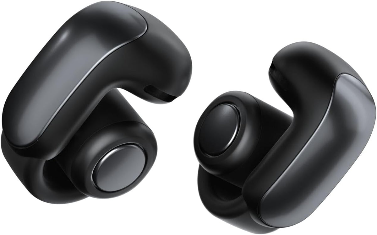 Bose Ultra Open Earbuds mit Bluetooth und OpenAudio Technologie, Clip On Kopfhörer, kabellose Open Ear Earbuds, immersive Audio, Schwarz