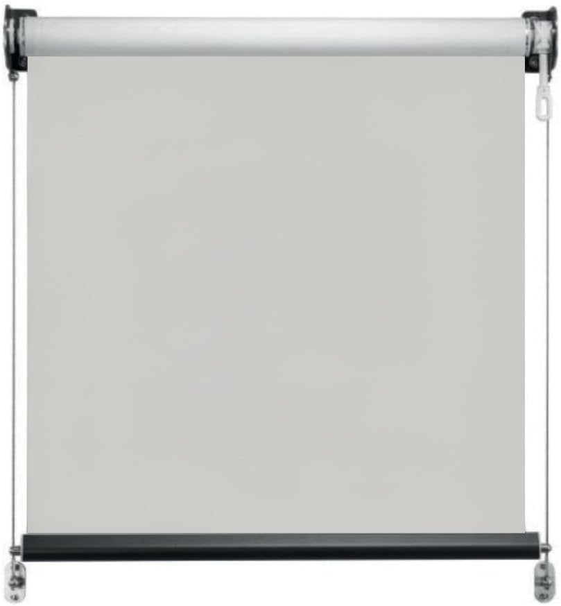 TENDAGGIMANIA Senkrechtmarkise Außen mit Kabeln- UV-Schutz, Größe 240 x 260, Manuell