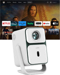 Wanbo T2 Ultra Mini Beamer Tragbar mit 500 ANSI Lumen, Android TV