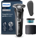 Philips Shaver Series 5000, Reinigungskartusche & Reiseetui (Modell S5898/50), Elektrischer Rasierer für Herren mit ausklappbarem Trimmer
