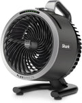 SHARK FlexBreeze HydroGo Leistungsstarker kabelloser Ventilator mit Nebel, Carbon FA050UK, Luftstrom bis zu 20 m, Innen- und Außenkühlung