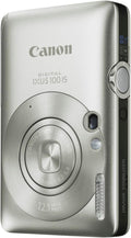 Canon Digital IXUS 100 IS Digitalkamera (12 MP, 3-fach opt. Zoom, 6,4cm (2,5 Zoll) Display, HDMI, SLIM) silber