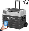 Kompressor Kühlbox elektrisch, 12/24V, 230V, Gefriertruhe mit APP-Steuerung, transportabler Kühlschrank, Gefrierbox bis -20 °C für Auto, Boot