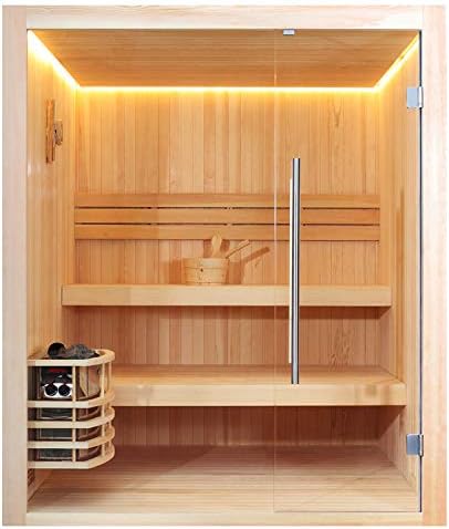 AWT AQART WATER TECHNOLOGY Sauna E1802 Pinienholz/180x180/8kW Vega