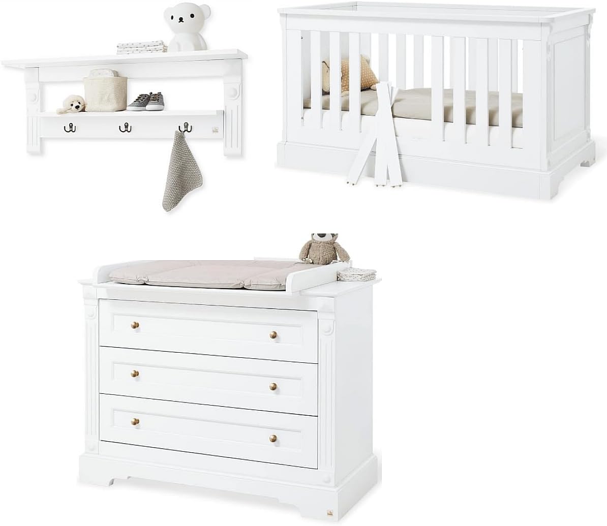 Pinolino Babyzimmer, weiß, breit