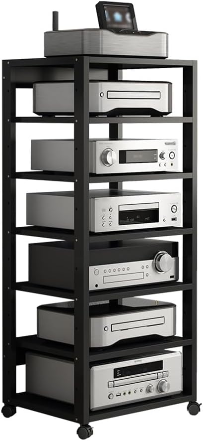 HiFi Rack AV-Medienständer, Medienaufbewahrungsschrank, Moderner Audio-Video-Ständer