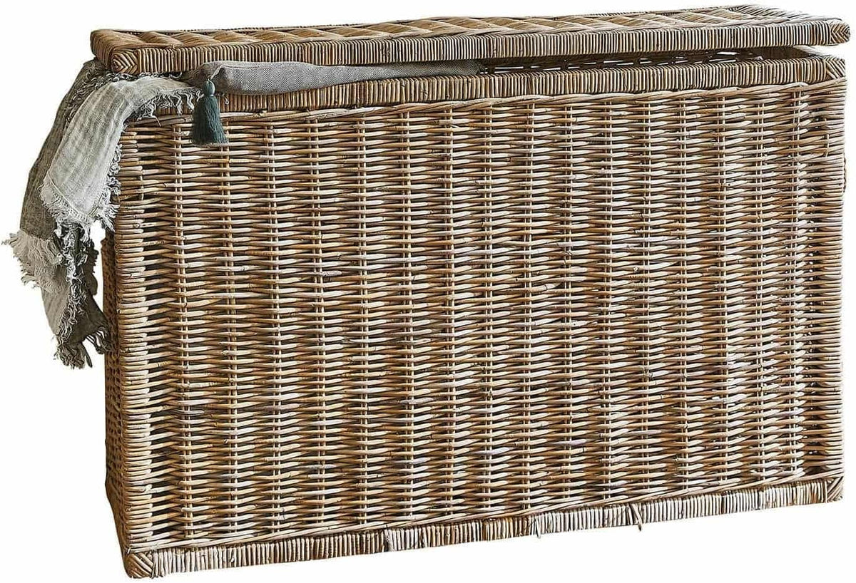 Loberon Truhe East Ryde, grau/braun