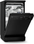 Klarstein Velaire Geschirrspüler 45cm Freistehend, 42 dB, Spülmaschine, 10 Plätze, 9 Programme, B Energieklasse, AquaStop, Kindersicherung