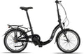 PACTO Seven N7 Klapprad 20 Zoll mit Schnelles Faltsystem (10 Sek), Leichtgewicht (16KG), Aluminiumrahmen, 7 Nabenschaltung, LED-Licht, Faltrad