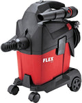 Flex Werkstattsauger VC 6 L MC (1200 Watt, Behälter 6 l, kompakter Trockensauger mit Tragegurt, Sauger inkl. Zubehör) 481513