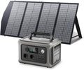 ALLPOWERS Solargenerator R600 mit 140W Solarpanel, 2x 600W (1200W Spitze) AC Ausgang Tragbare Powerstation, 299WH LiFePO4 Batterie