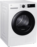 Samsung Wärmepumpentrockner, DV5000D, DV90DG52A0AEEG, 9 kg, AI Wäschetrockner mit WiFi-SmartThings-App, EEK: C, Hygiene-Programm, Air Refresh