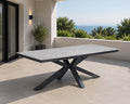 Gardissimo Gartentisch Esstisch Armati dunkel 220 x 100 cm anthrazit