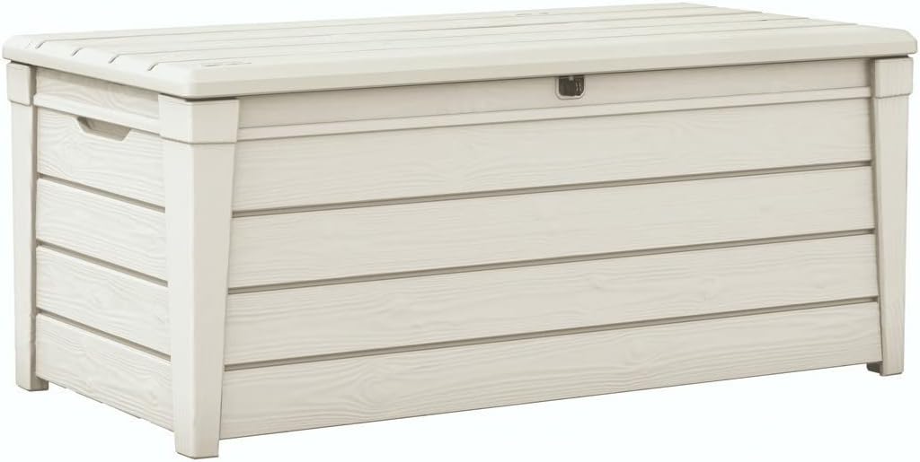 Keter, 454 Liter Fassungsvermögen, 145 x 69,7 x 60,3 cm, Brightwood Poolbox