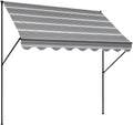 ANGERER Klemmmarkise Exklusiv grau, 250 cm