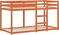 Willood Etagenbett Wachsbraun 90x190 cm Massivholz Kiefer Stockbett für begrenzte Platzverhältnisse, Bett Bettgestell Bettrahmen