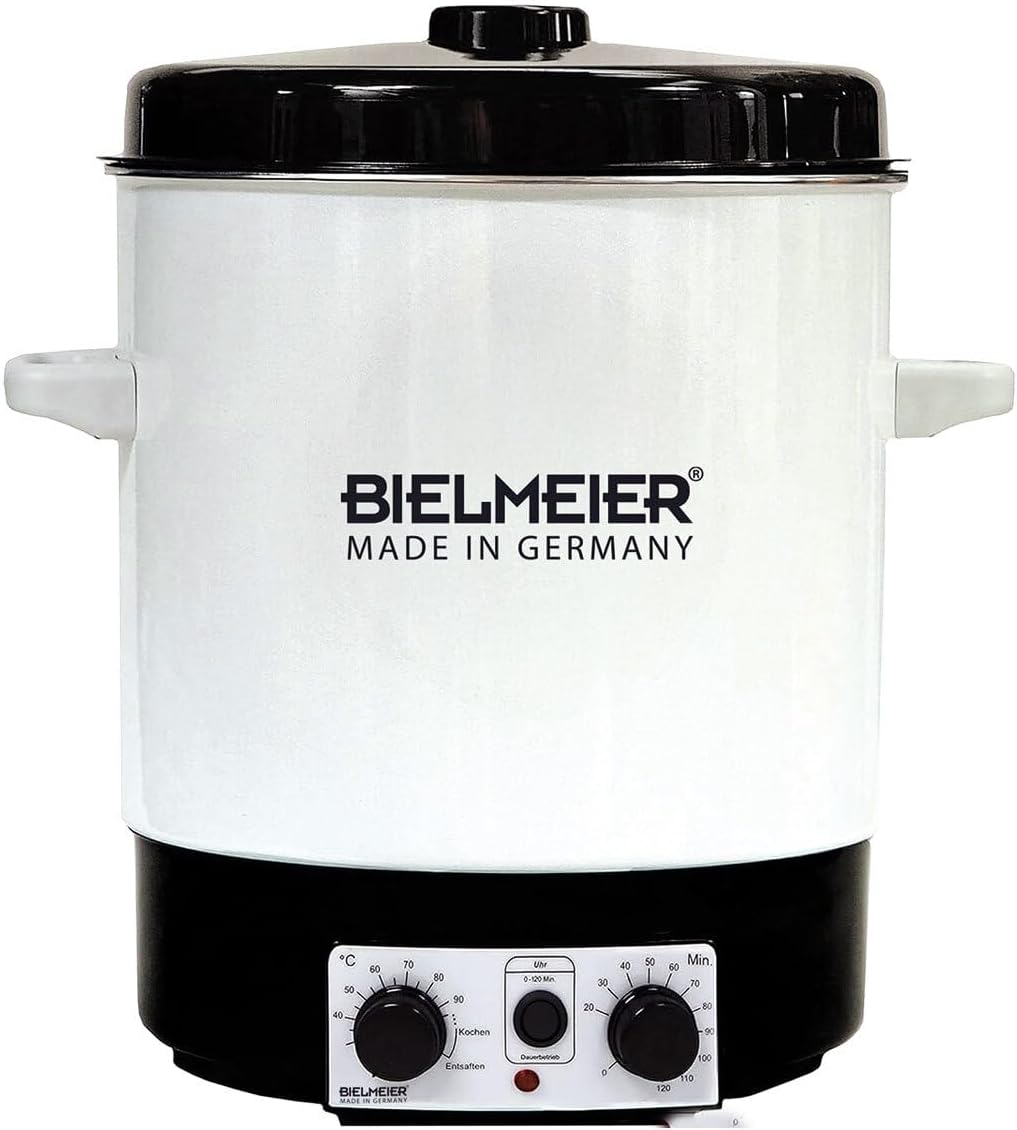 BIELMEIER Einkochautomat 29 L Emaille, Einkochtopf elektrisch 2000W