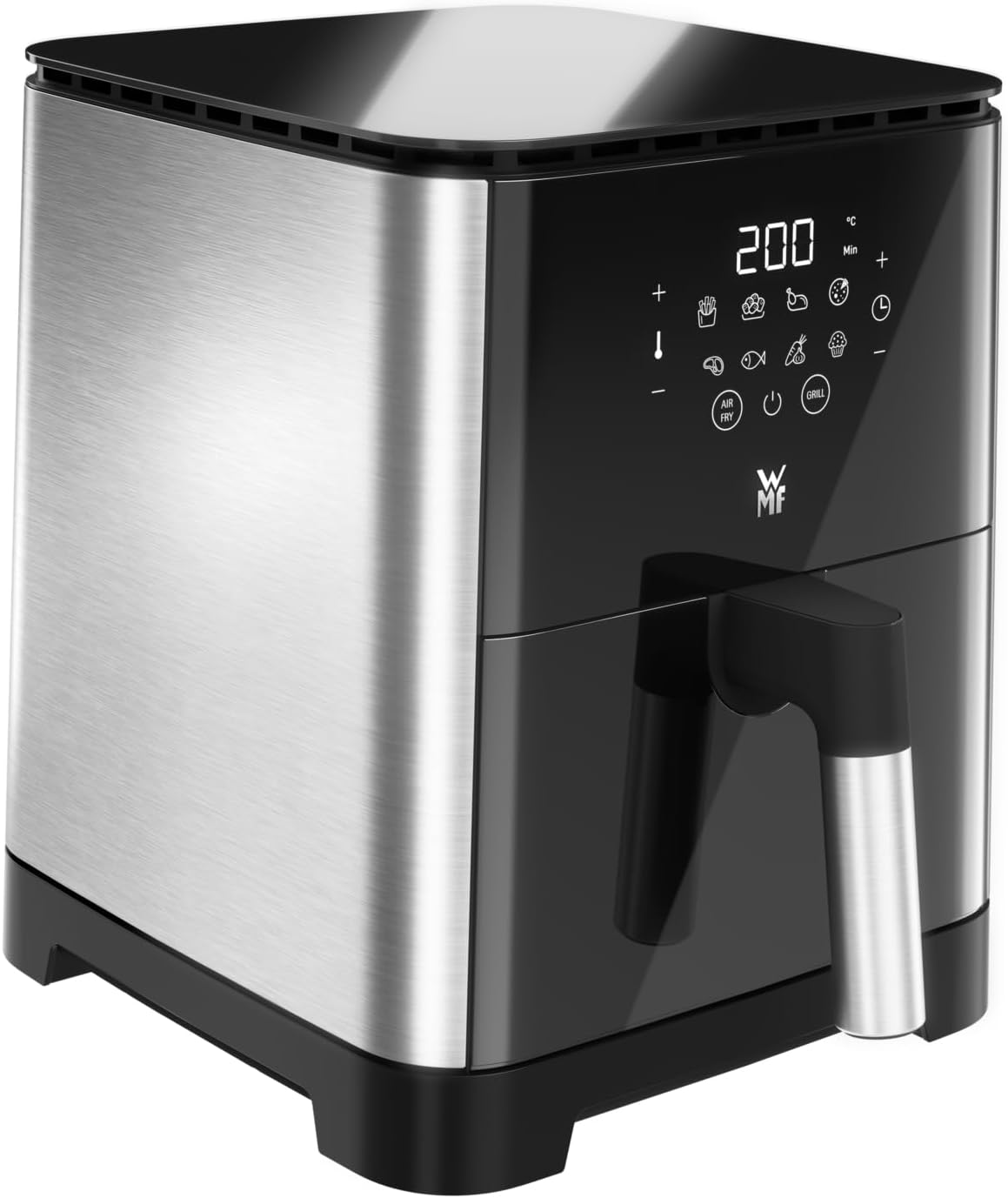 WMF Multi Taste Heißluftfritteuse, 4,6l für 2-4 Personen, 1550 W, 4,6 LIter Air Fryer, Heissluftfriteuse mit 8 Programmen, Airfryer, Dörren, Grillen