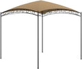 Pavillon 3x3x2,65 m Taupe 180 g/m² mit Stahlkonstruktion