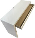 IKEA-Malm-Schminktisch weiß weiß mit Glasplatte 120 x 41 x 78 cm