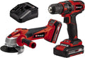 Einhell Maschinen-Set (Werkzeug) TC-TK 18 Li Kit Power X-Change (Lithium-Ionen, inkl. 1,5 Ah und 3,0 Ah Akku)